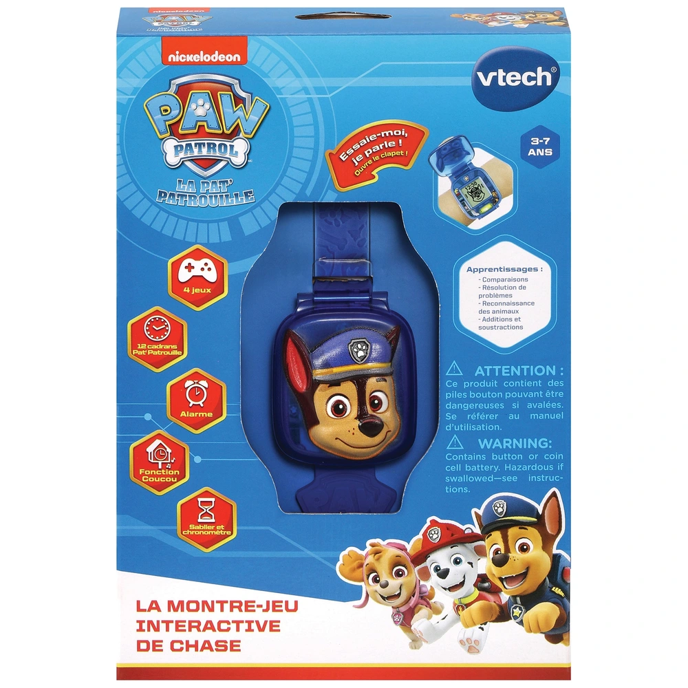 VTech La Pat'Patrouille Montre Interactive Chase Smyths Toys