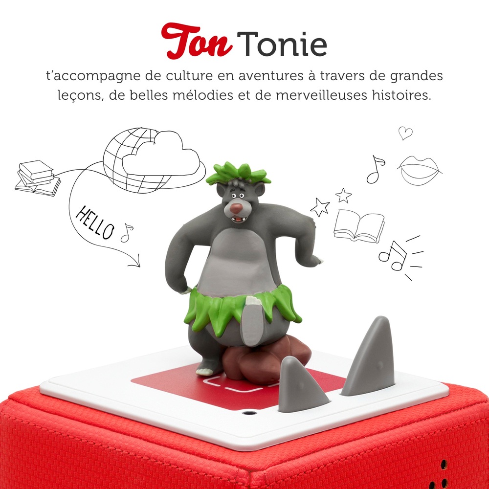 Tonies Figurine Le Livre De La Jungle – Conte Audio + Chansons Disney, Pour Toniebox (Boîte Vendue Séparément)