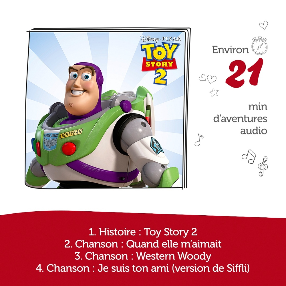 Tonies - Figurine Tonie Disney Toy Story 2 Buzz l'Éclair | Smyths Toys ...