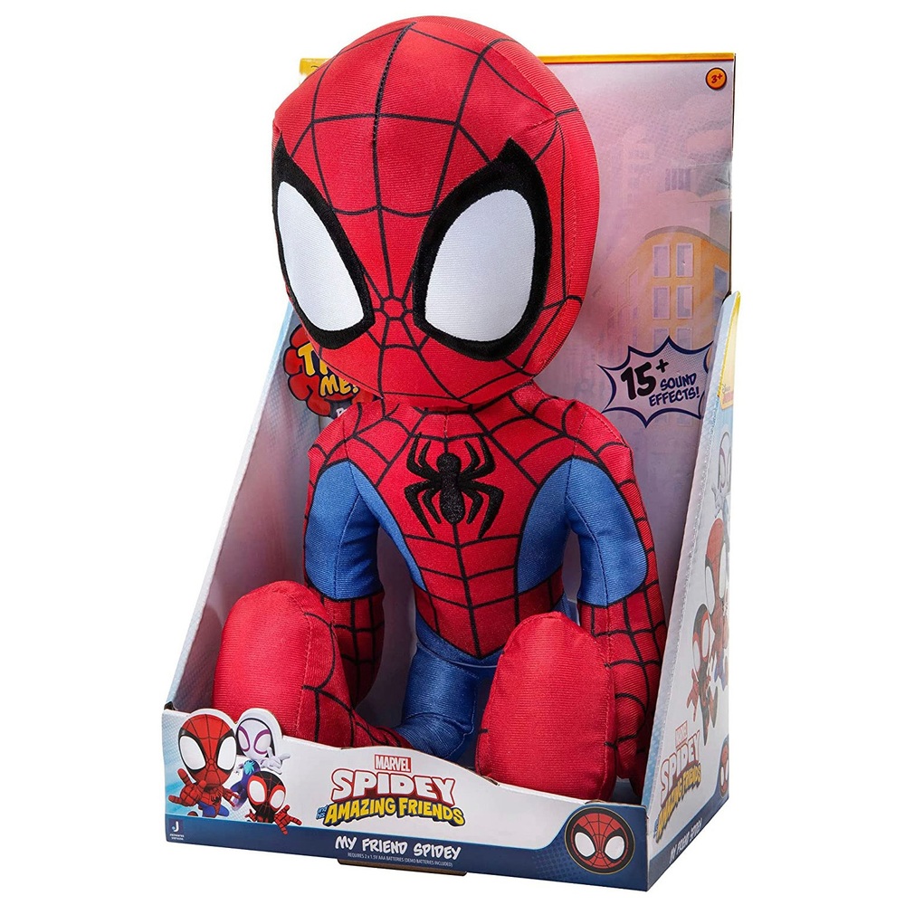 Peluche Spiderman Spidey et ses amis Firestorm 25 cm Phosphoresc