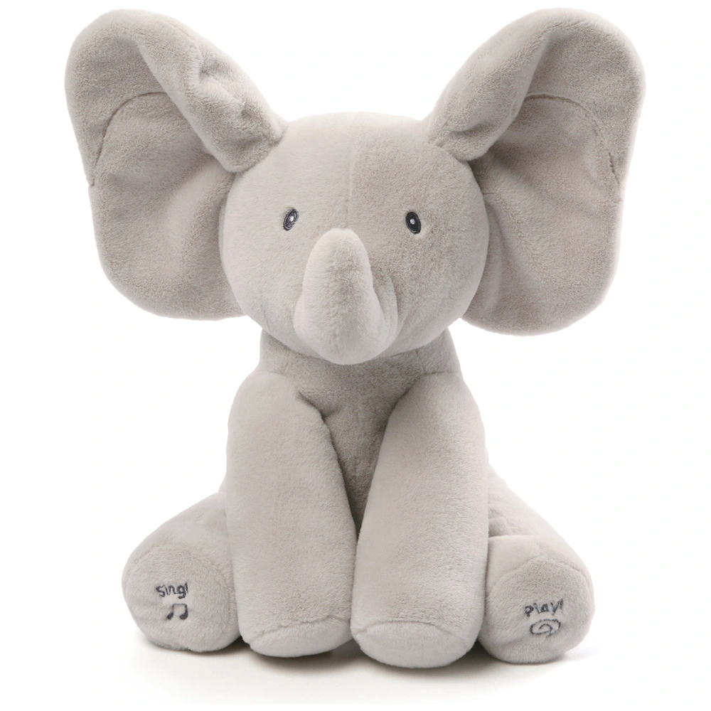Goki Kuscheltier Elefant Blau – Aus Weichem Samt, Für Babys