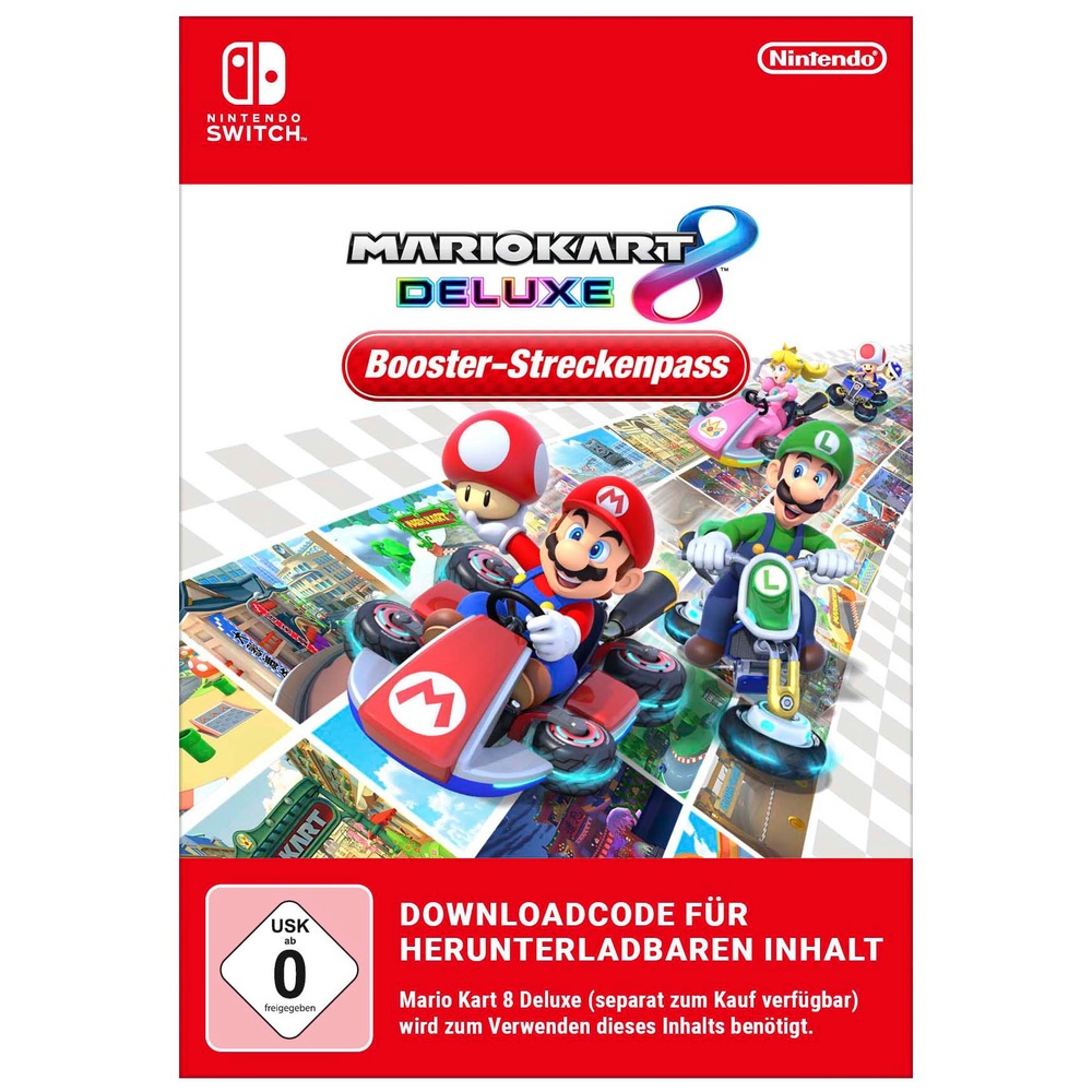 Nintendo Switch Spiel Mario Kart Booster-Streckenpass Download 8 Code Smyths | Schweiz Deluxe Toys