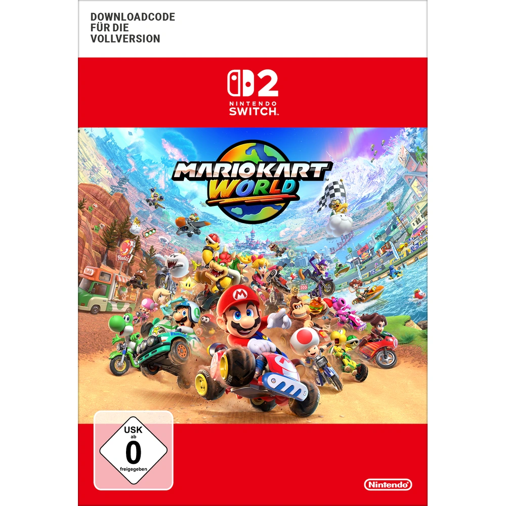 Nintendo Switch 2 Mario Kart World (Download-Code für die