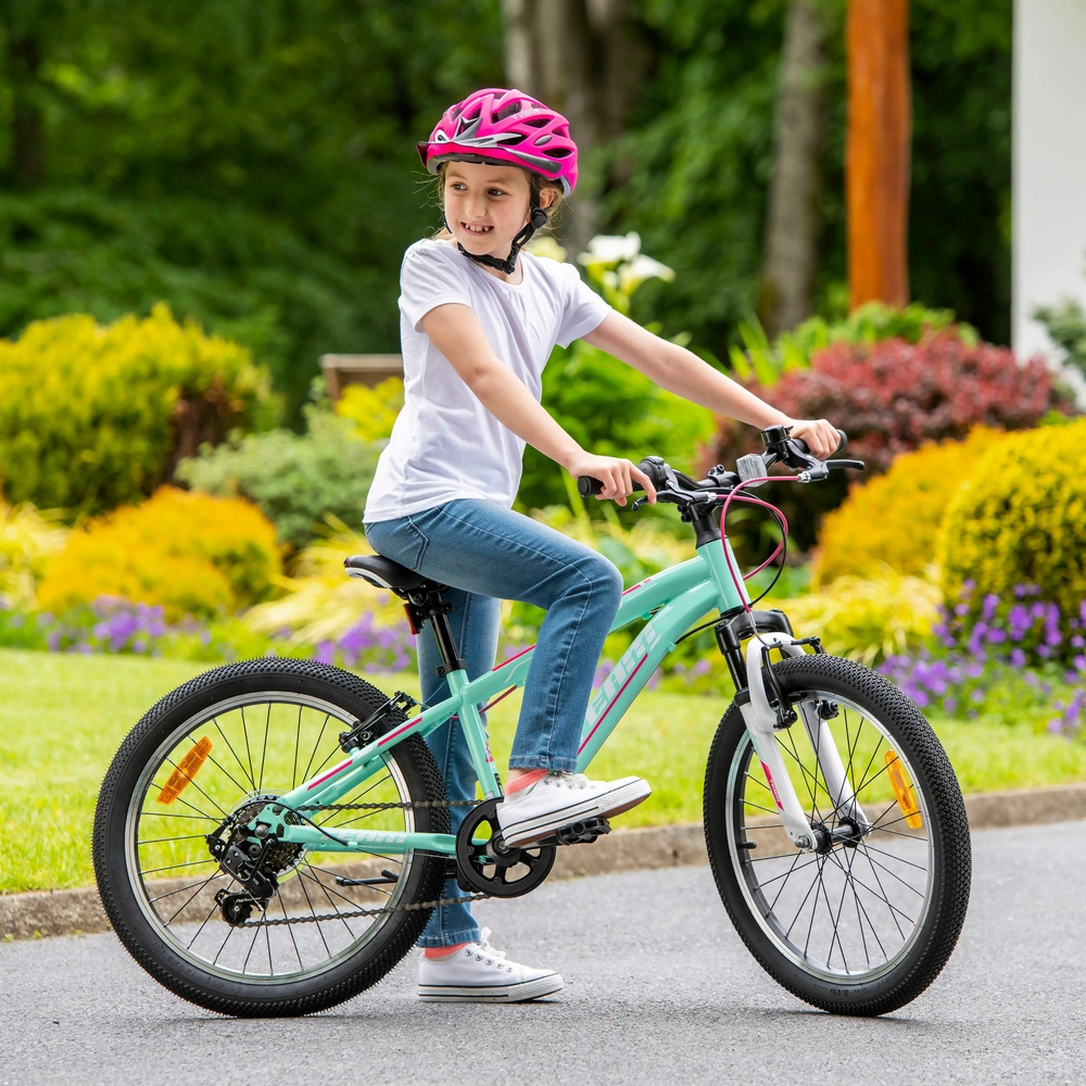 Vélo Enfant 20 Pouces VTT 6 Vitesses - Vert - Neuf - Garçon Et Fille - City Bike