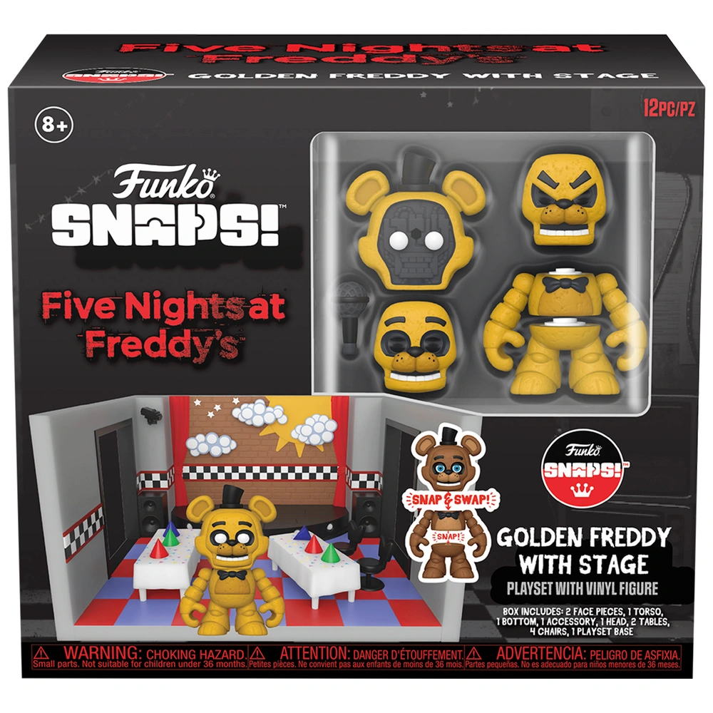 Funko SNAPS! Five Nights at Freddy's Golden Freddy with Stage