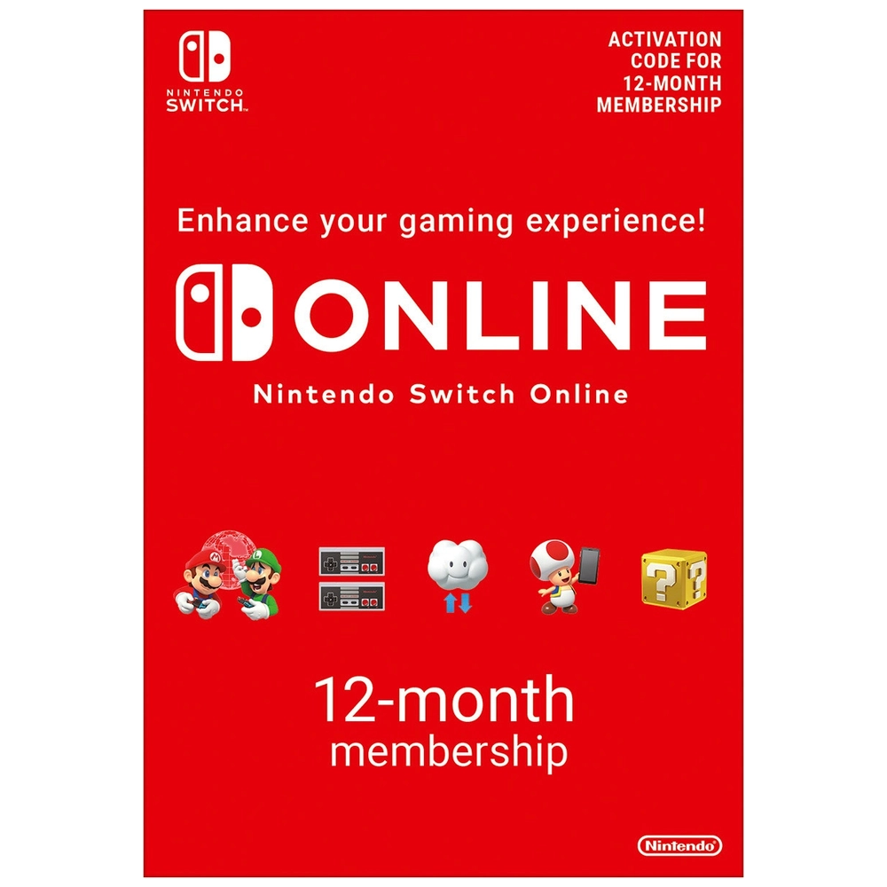 Nintendo Switch Online 12 Month Individual Membership Digital