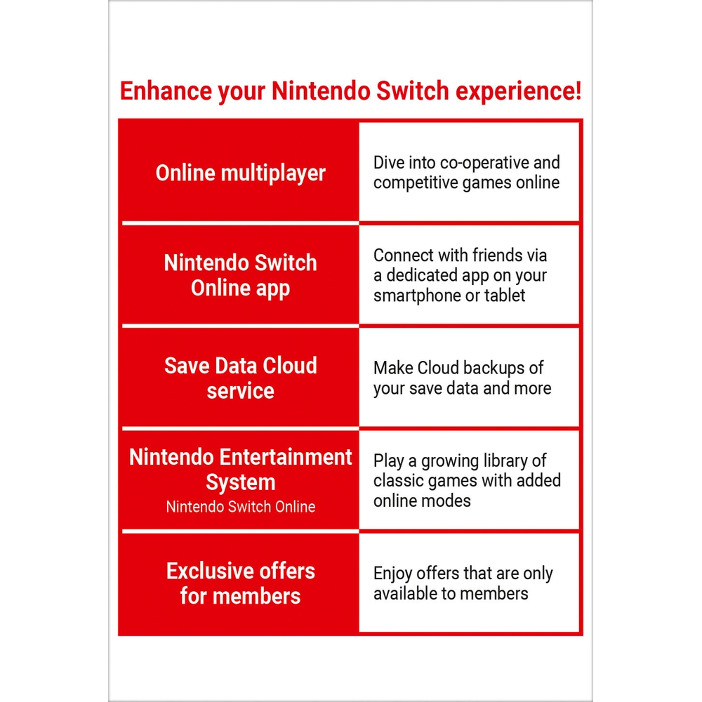 Nintendo Switch Online 12-Month Individual Membership - Nintendo Switch  (Digital)